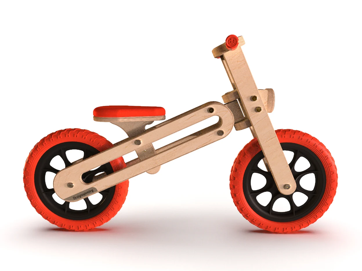 Denge Bisikleti Cranberry - Görsel 4